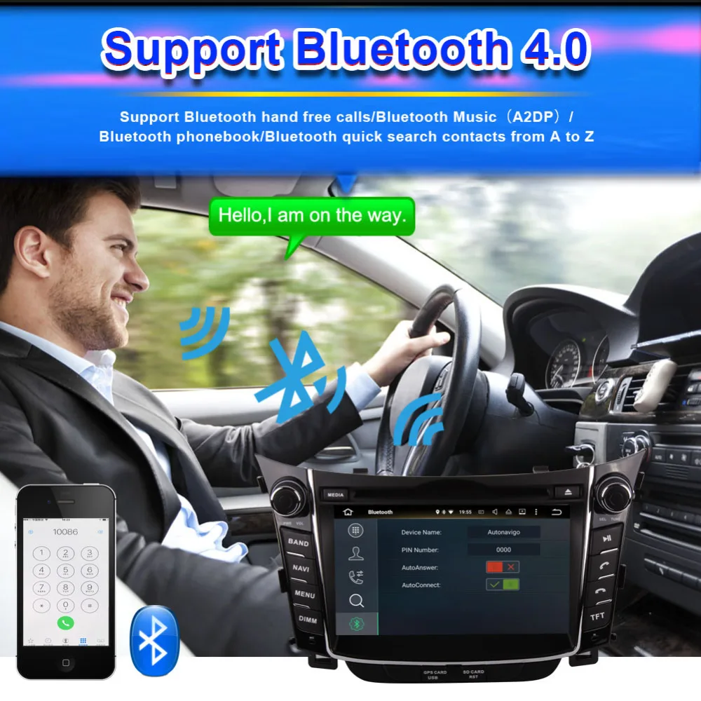 4 ГБ ОЗУ Android 8 0 Восьмиядерный 7 ''LCD Автомобильный мультимедийный DVD плеер для