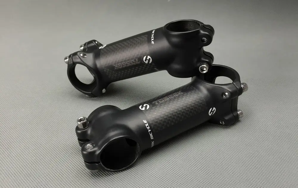 TOSEEK-Carbon-Alloy-17-6-Degree-Bicycle-Stem-Rack-Road-MTB-bike-Stems-Cycling-Parts-31 (4)