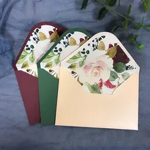 Заказной конверт с цветочным вкладышем 50 шт