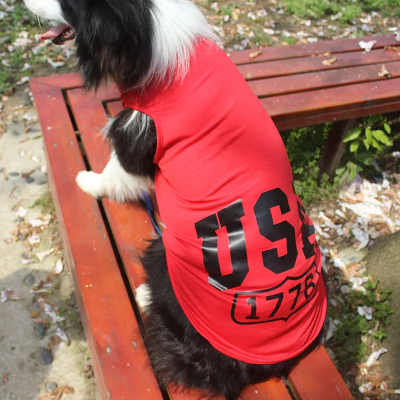 Buy USA Large Dog T Shirts Clothes Big Dogs Vest