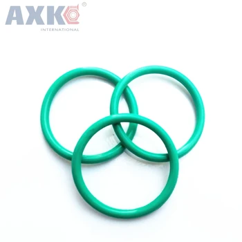 

AXK 20pcs Green Viton O-ring Seals Gasket 1.5mm Thickness 32/33/35/36/38/40/42/45/46/50mm OD FKM O Rings Sealings Assortment