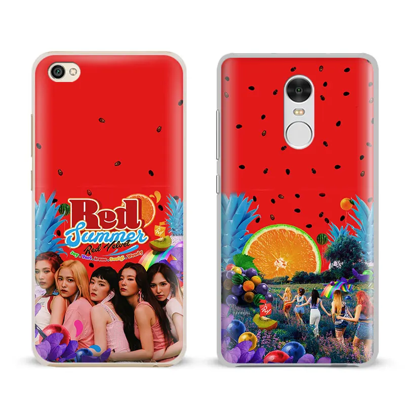 

Red Velvet Kpop Girl group Phone Case Cover Shell For Xiaomi Redmi Note 4 4X 5A 6 6A PRO Mi 8 5 5S PLUS Max A1 Note 2 3