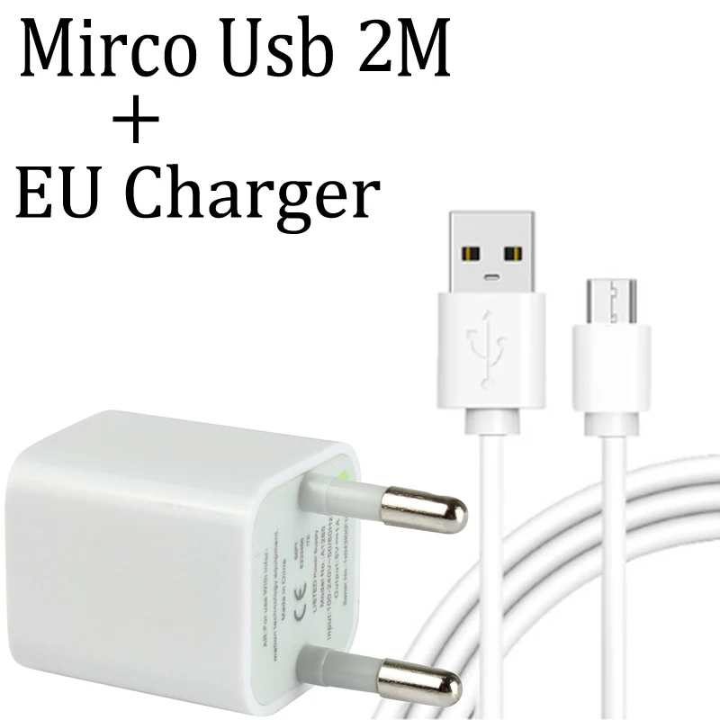 ЕС Plug Порты и разъёмы Зарядное устройство адаптер для Xiaomi Redmi Y1 Lite 2 3 S Note 4 4X5 4A 5A про