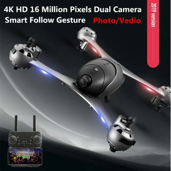 

Professional WIFI FPV UFO RC Drone Quadcopter 2.4G Gesture Follow Me Altitude Hold Smart Helicopter With 4K/1080P Dual HD camera