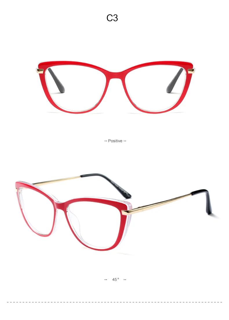 RFOLVE высокое качество оправа для очков в стиле кошачьи глаза женские фирменный дизайн высокое качество UV400 линзы очки женские оптические очки оправа RX32