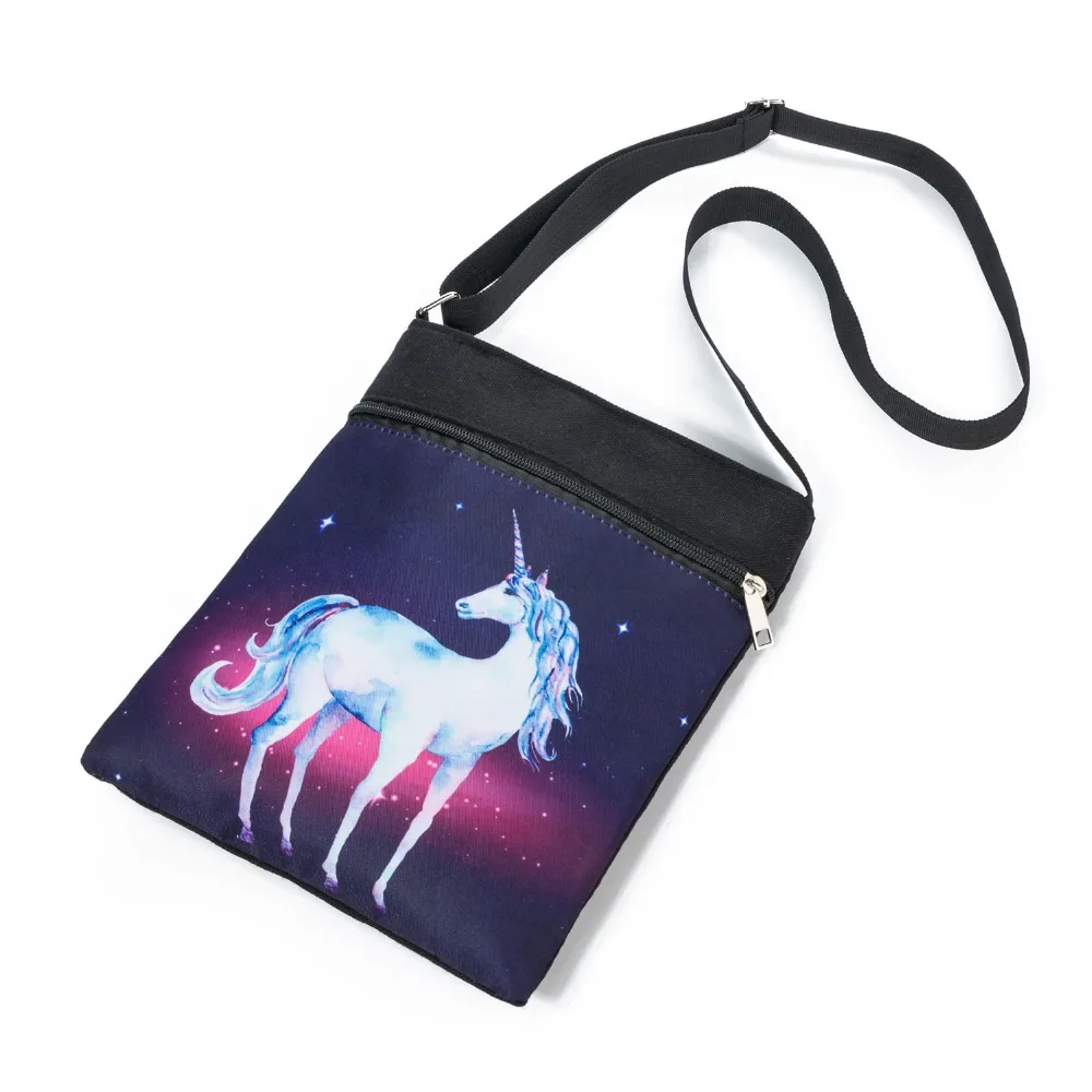 

StoryMaker Handbag Women Cartoon Unicorn Flamingo Printed Shoulder Bag Female Summer Beach Bag Shoulder Lady Bag