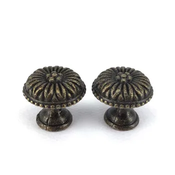 

10PCS 27mmx25mm Vintage Retro Style Kitchen Cabinet Knobs Cupboard Dresser Door Drawer Pull Handles