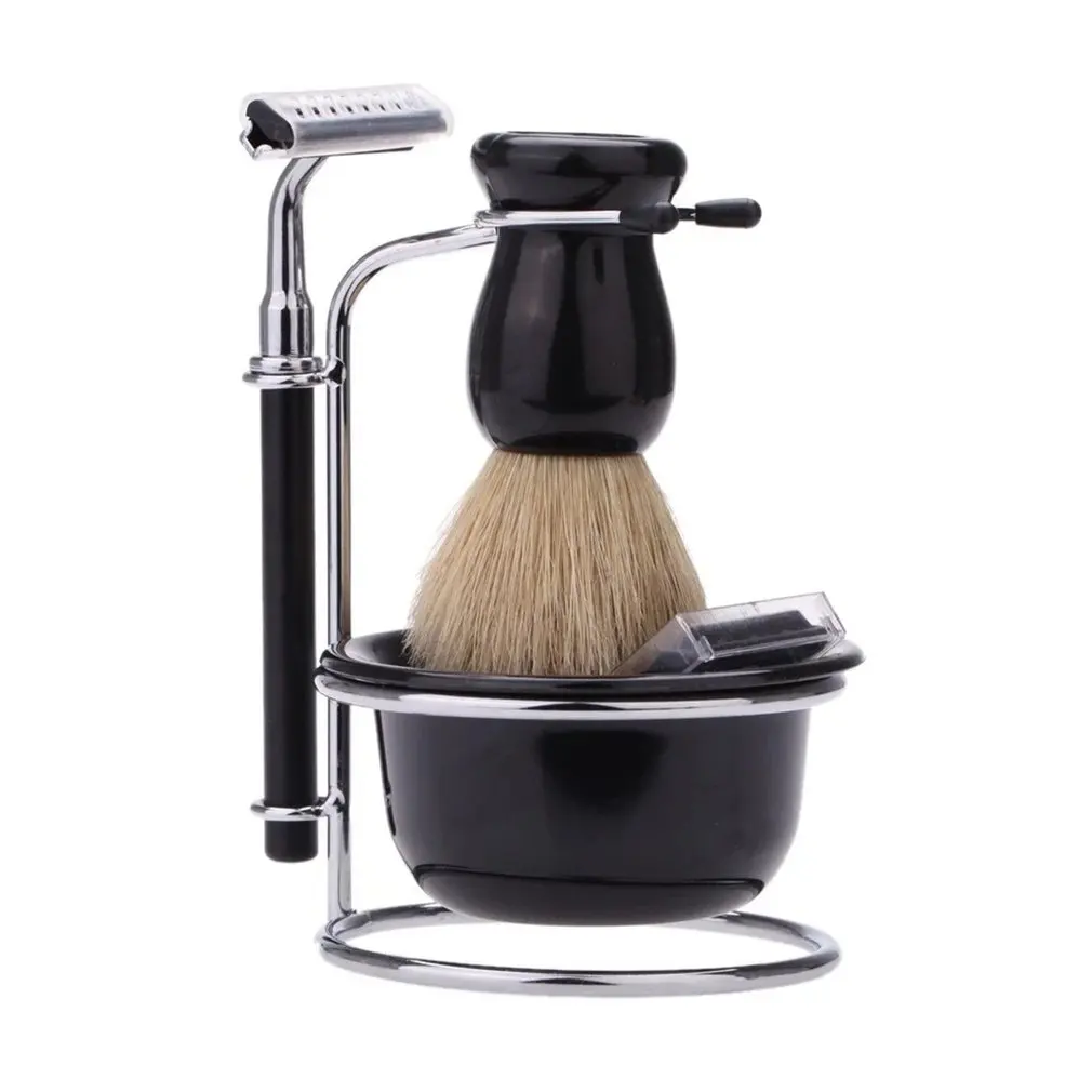 

Original Shaving Brush Set Old-fashioned Manual Beard Razor Suit Men Shavers Shaving Razor Hair Trimmer For Home Salon