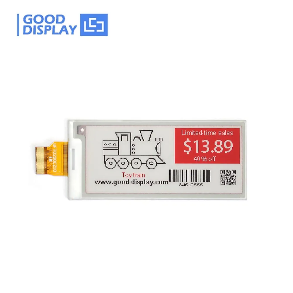 

2.9 inch 3-Color EPD display eink epaper display panel