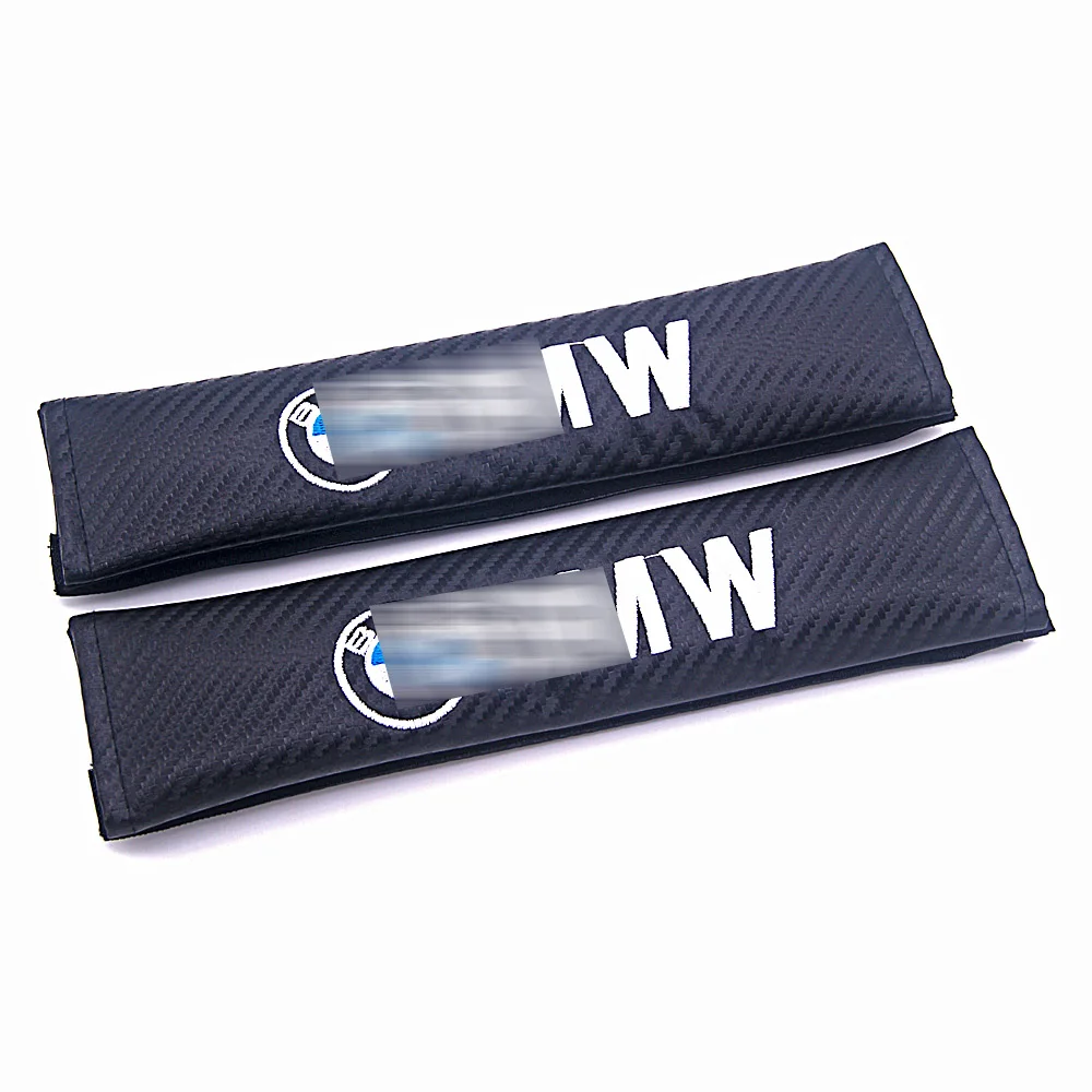 

2pcs Carbon Fiber Seat Belt Cover Shoulder Padding Car Styling For BMW X3 X4 X5 X6 M3 M4 M5 M6 320d 328d 335d 520d 535d 760