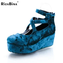 free shipping high heel wedge shoes women sexy dress footwear fashion pumps P11173 EUR size 30-43