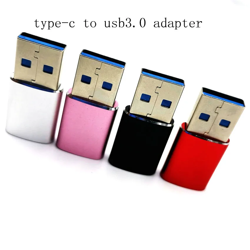 Адаптер USB 3,0 с разъемом «Папа-папа» на type-C «Мама», адаптер OTG на USB C, корпус из сплава, четыре цвета на выбор