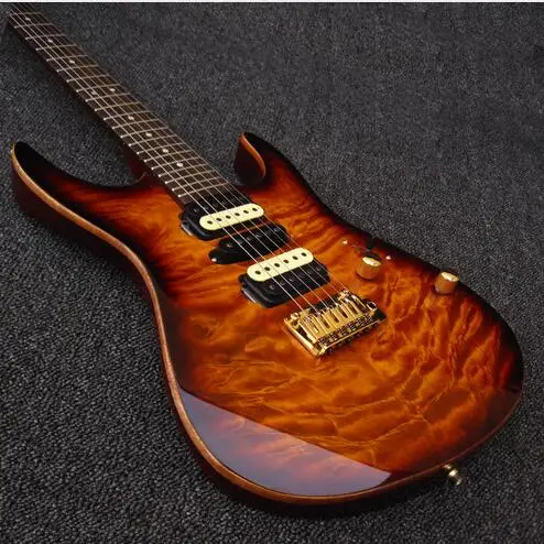 Best price at $332 Cheap New + Factory Arrival Su hr Moden Sunburst Deluxe Electric Guitars China Guitarras Free Shipping Guitare