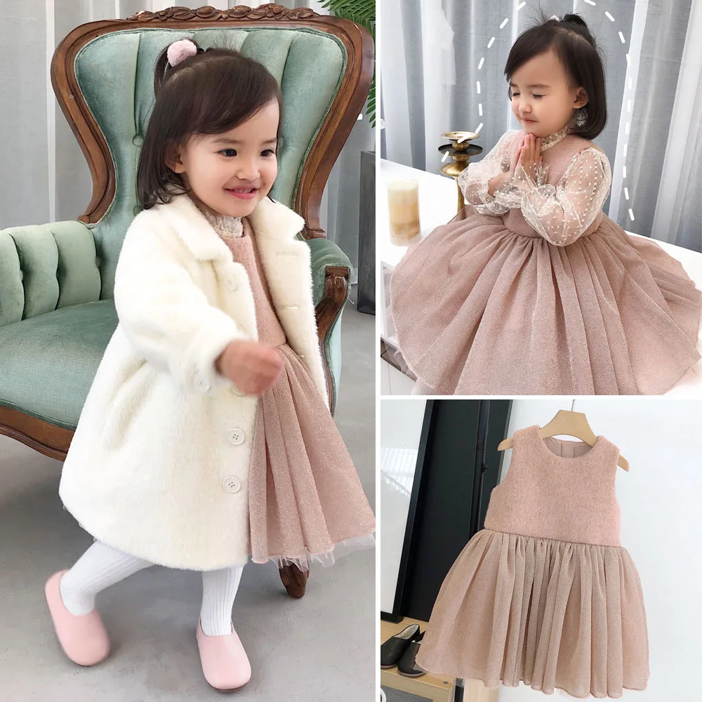 Baby Girls Dress Wedding Party Toddler Dres Birthday Special Occasion