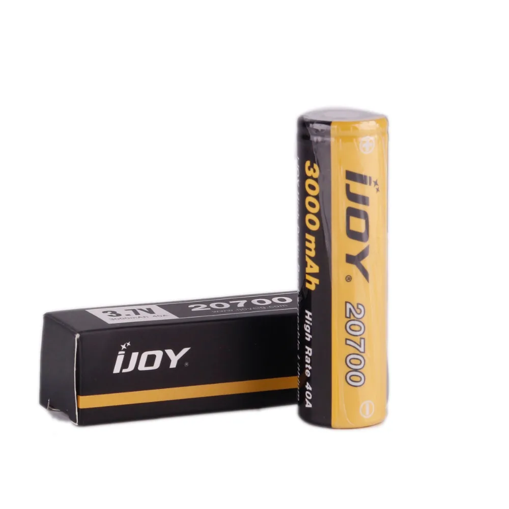 

1/ 2pcs Ijoy 20700 Battery 3000mah 40A Li-Ni High Drain Rechargeable Battery for E-Cigarettes IJOY Captain PD270 Box Mod