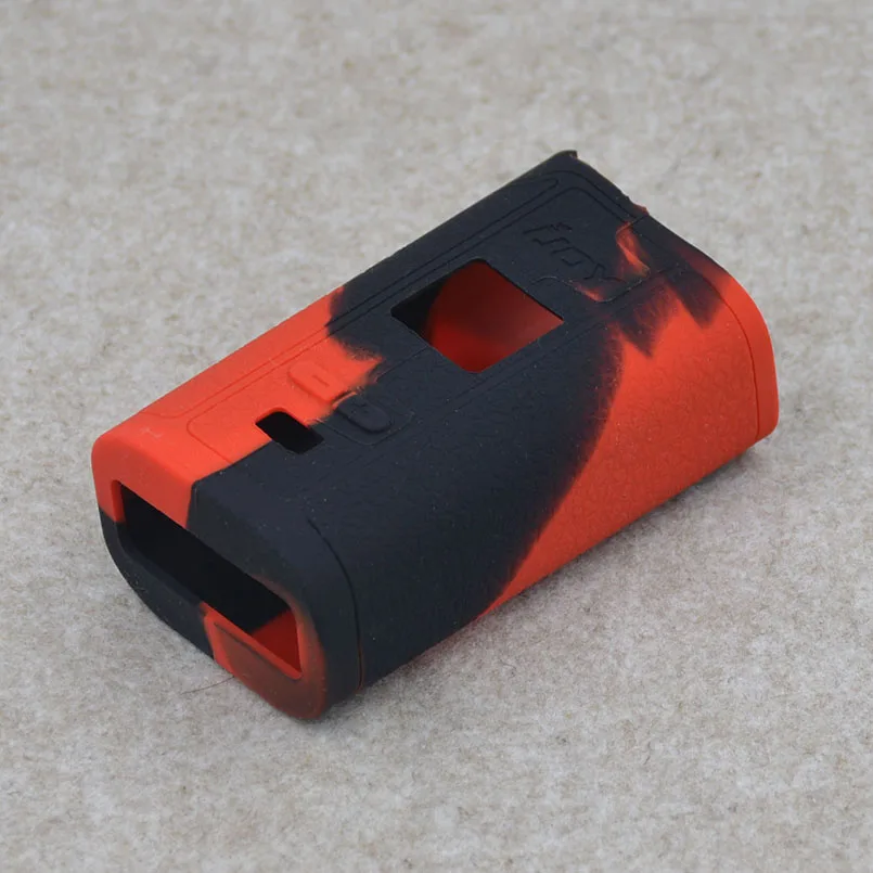 Силиконовый резиновый чехол без запаха, чехол-накладка/кожа/наклейка, подходит для IJOY Captain PD1865 TC box mod или iJOY Captain PD1865 225W MOD - Цвет: black red