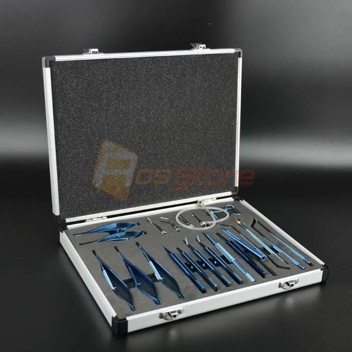 21PCS Titanium alloy Intraocular Set Surgical Instrument