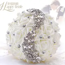 Ayicuthia свадебные туфли с цветочным паттерном и белым Свадебные букеты искусственная Роза Букет свадебных цветов букет невесты s120