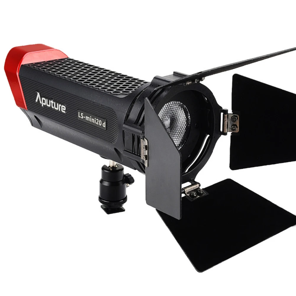 Aputure LS Mini 20d Fresnel светодиодный студийный светильник TLCI 97+ цвет 7500 K-300 K портативный светильник с регулировкой угла веса видео светильник