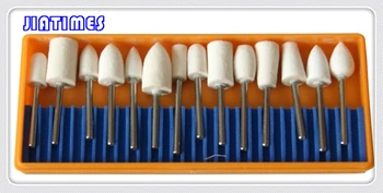 

Free Shipping 13PC Felt Buffing Wheels Watch Crystal Polishing Set For Dremel Rotary tools