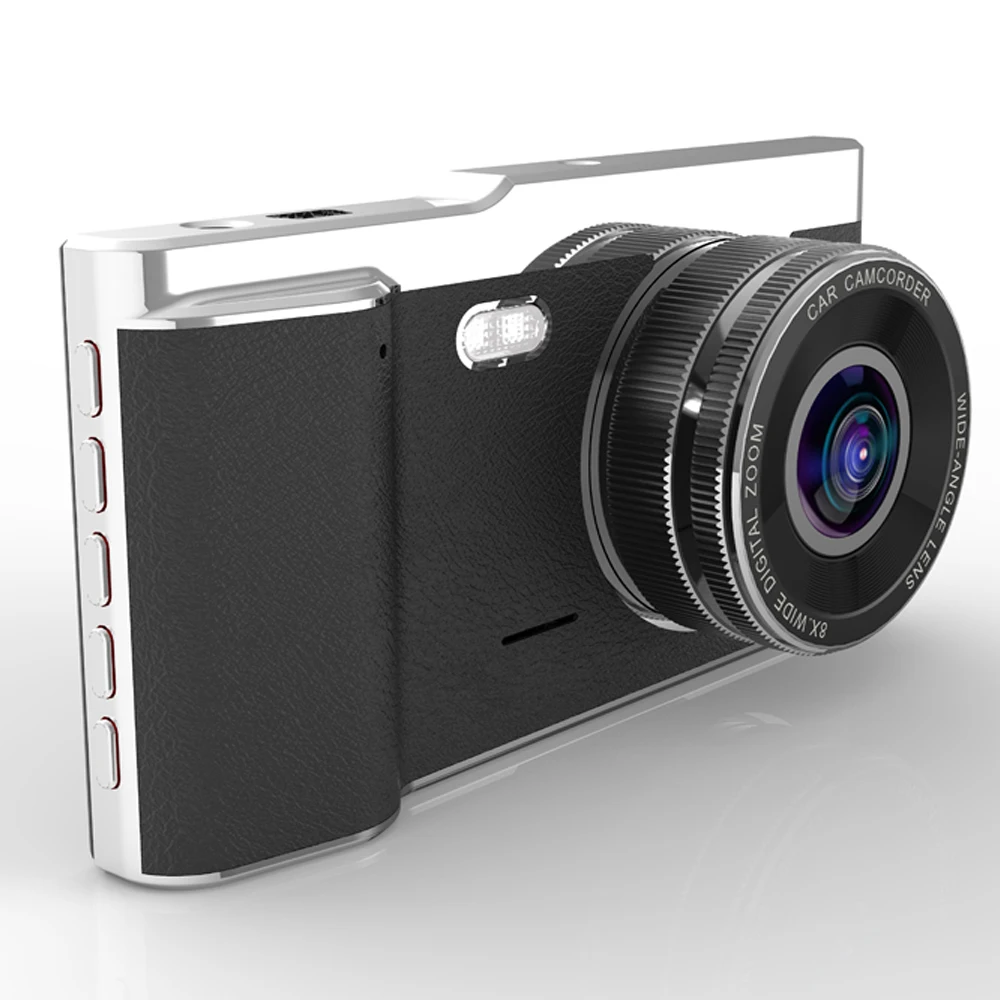 Видеорегистратор D075 4,0 дюймовая двойная с двумя объективами Автомобильный видеорегистратор Камера FHD 1080P Авто Dash Cam Видео Регистраторы с светодиодный Ночное Видение заднего вида Камера s