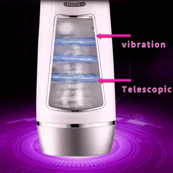 Automatic Thrusting Piston Male Masturbation Cup TPE Vagina Oral Pussy Licking Vibrator Blowjob Sucking Sex Toy For Men Sex Shop 2