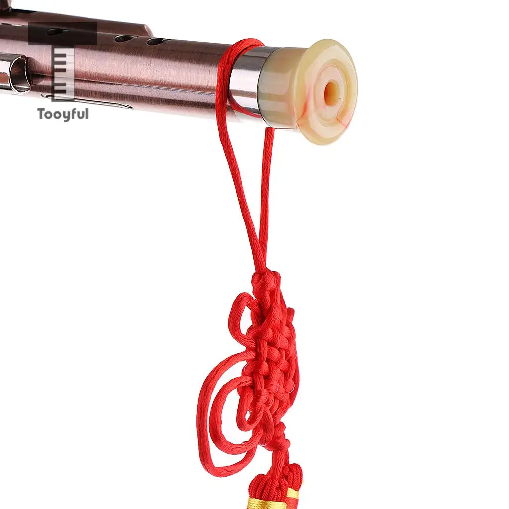 Tooyful Chinese Hulusi Drawing Gourd Cucurbit Flute Key of C Professional Ethnic Wind Musical Instrument for Beginners