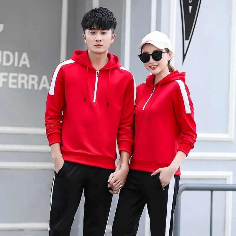 Women Hoodie Sweatshirt Sports Uniform Suits Mens Outdoor Running Set Fitness Sportswear Jogging Training Track Suit Plus Size
