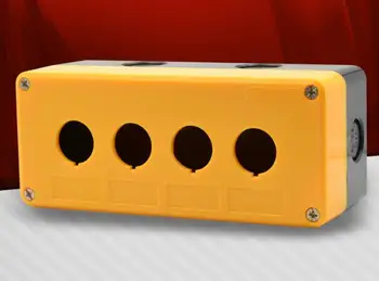 

22mm Push button switch button box BX4-22 four hole type waterproof button box 4 hole button box opening