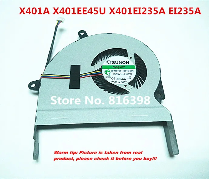 

NEW CPU Cooling FAN FOR ASUS X401A X401 laptop cpu cooling fan cooler X401