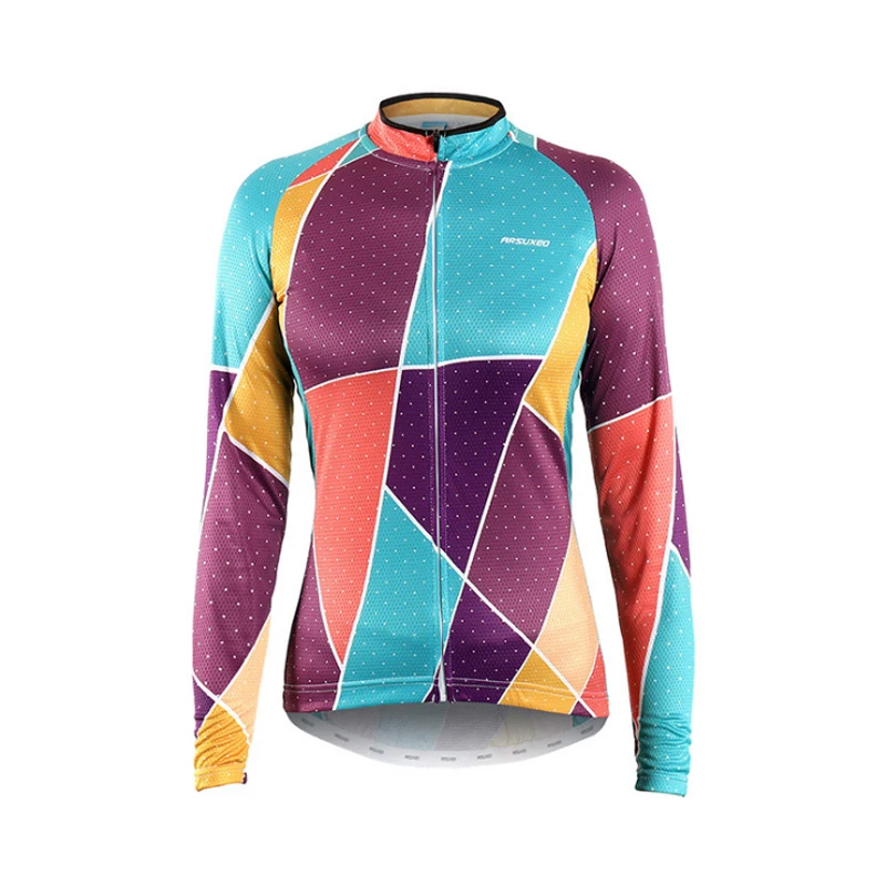 

Women Cycling Jersey Breathable Long Sleeves Bicycle Road MTB bike Cycling Jacket Outdoor Sports Cycling Clothing