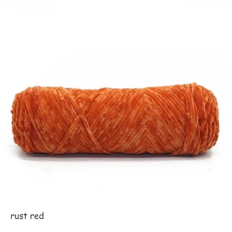 Пряжа для вязания, хлопок, Детская шерсть, пряжа для вязания крючком, сделай сам, свитер, пальто, линия, мягкий протеин, кашемир, пряжа, шелк, шерсть, шарф, линии - Цвет: rust red
