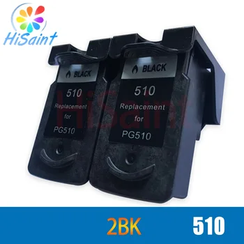 

hisaint 2 piece Compatible ink cartridge PG510 PG 510 PG-510 For Canon Pixma MP240 MP250 MP260 MP270 MP272 MP280 inkjet printer