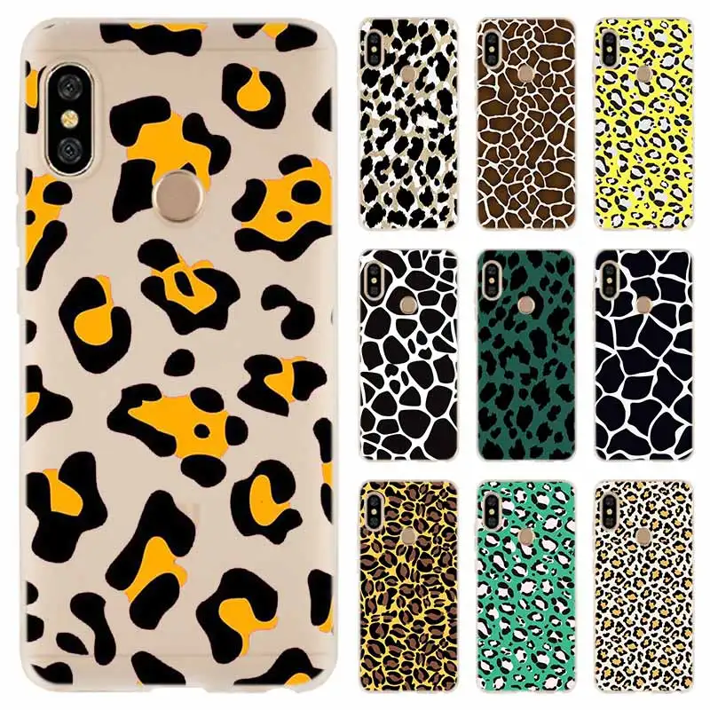 

Giraffe leopard print Cover For Xiaomi Redmi Note 7 6 5 4 3 pro Case for Redmi 6a s2 5a 5 Plus 4a 4x 3 Pro