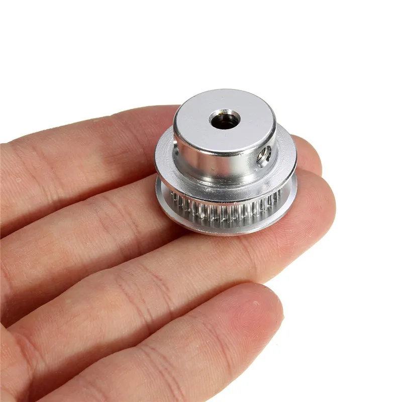 

2018 New GT2 Timing belt Pulley 40 Teeth Alumium Bore 5mm For Width 6mm Belt for 3D Printer Power Transmission Parts