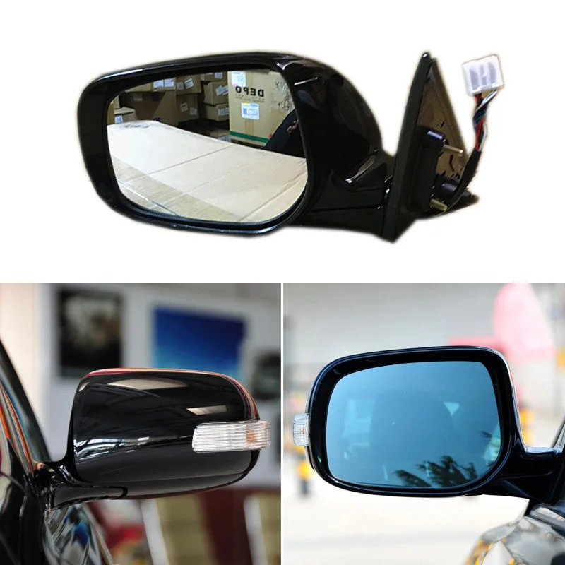 Texture Black Automatic Folding Power Heated Turn Signal Original