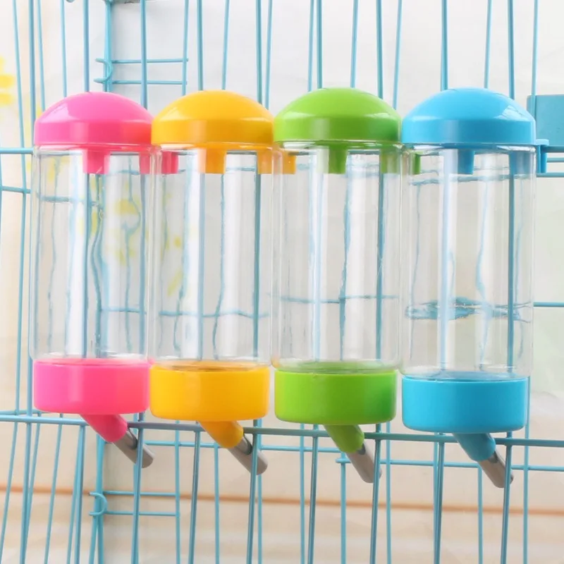 

2017 New 500ML Pet Automatic Drinking Water Fountain Waterer Feeder Bottle for Small Cat Dog Rabbit Hamster Random Colors