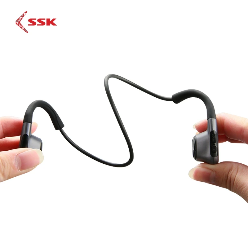 

SSK Bone Conduction Earphone Wireless Bluetooth 5.0 Headset Wireless Headphones Sport Earphone Waterproof with Microphone BT011