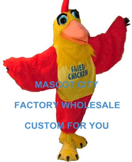 Customized Advertising Rooster Mascot 