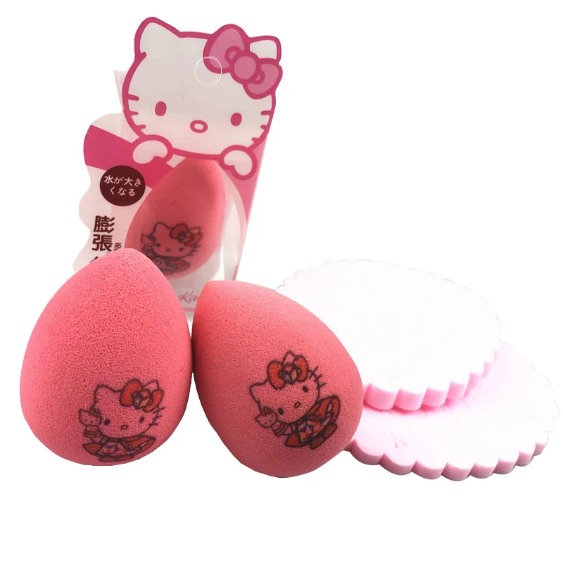 

1Pcs Makeup Sponge Puff Egg Face Foundation Concealer Cosmetic Powder Make Up Blender Blending Sponge Tools Hello Kitty