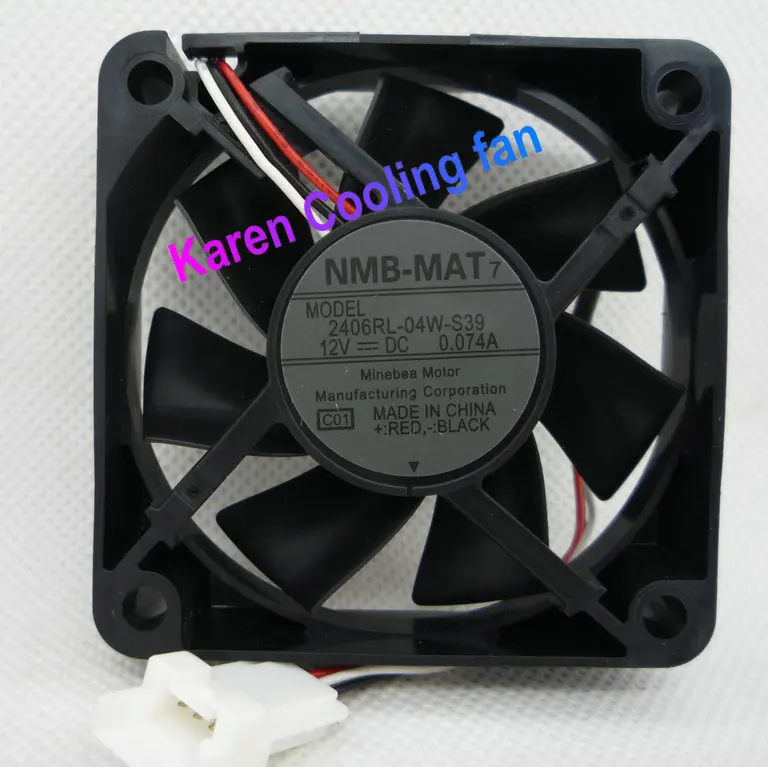 Для NMB 6 см 2406RL-04W-M40 2406RL-04W-M39 2406RL-04W-M59 2406RL-04W-S39 2406RL-04W-S49 2406RL-04W-S59 6015 12 В охлаждающий