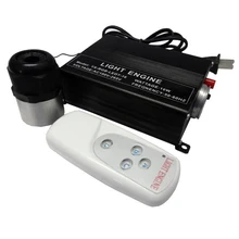 16 Вт Оптическое волокно светодиодный свет двигателя 4 клавиши РФ удаленный 16 Вт светодиодный волокна двигатель AC100~ 256 В вход