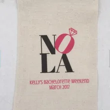 Изготовленный На Заказ NOLA Bachelorette Hangover набор для выживания подарок на свадьбу сумки прием гостей в доме невесты мешки для конфет