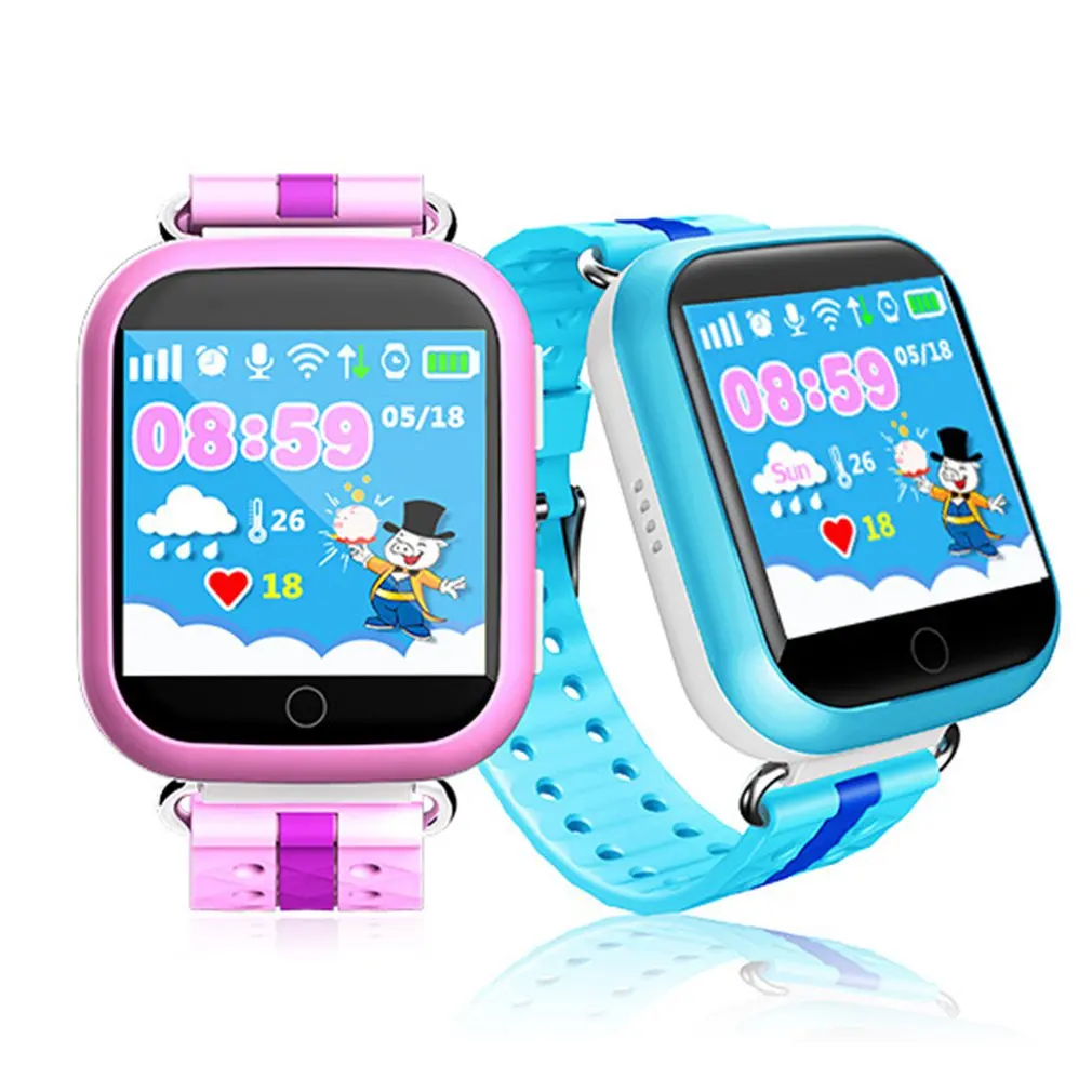 Q750 умный ребенок часы Сенсорный экран gps Tracker SOS для помощь Anti потерянный монитор Телефонный звонок наручные часы для Дети Детские подарки