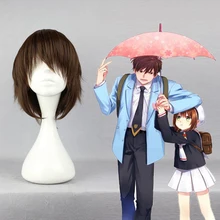 Аниме Cardcaptor Sakura Косплей парик Touya Kinomoto Косплей парики термостойкие синтетические Хэллоуин Карнавал вечерние унисекс Hiar
