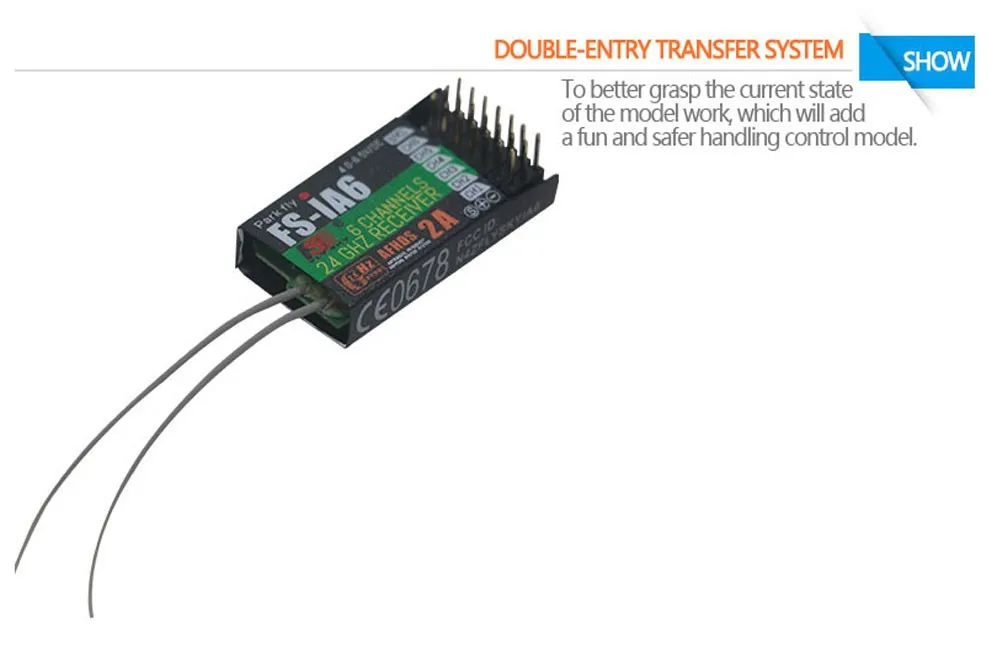 Flysky FS-i6 FS I6 2,4G 6ch RC передатчик контроллер ж/FS-iA6 приемник для Вертолет Самолет Квадрокоптер планер
