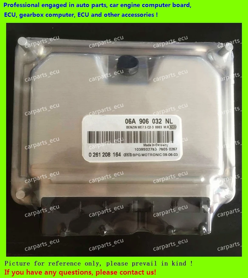 

For car engine computer board/VW Bora ECU/Electronic Control Unit/06A906032NL 0261208164