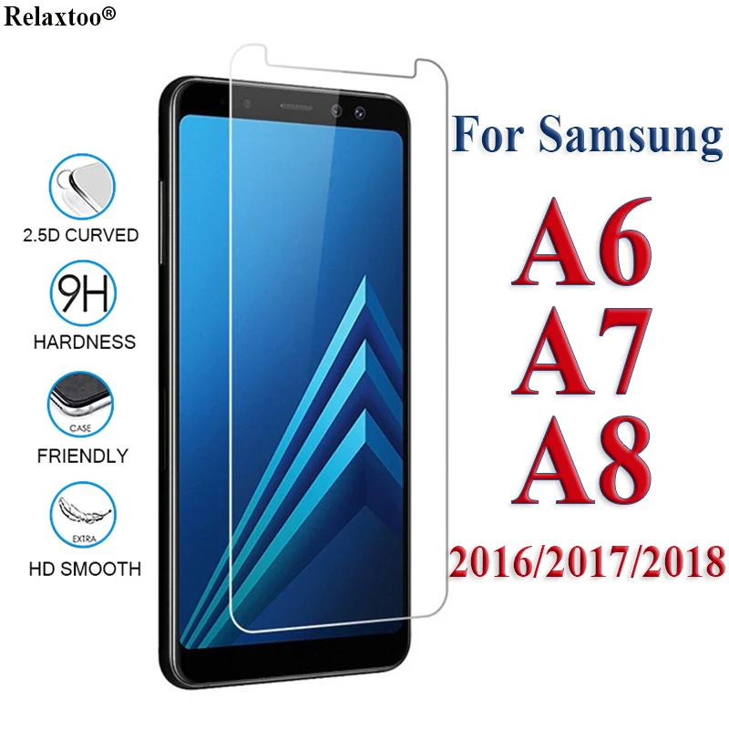 Защитное стекло для samsung galaxy a7 a6 a8 plus glas tremp a 6 7 8 8a 6a samsyng sumsung galax закаленное стекло