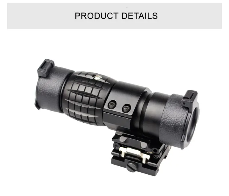 Caça Ampliação Escopo Liberação Rápida Montagem Apto Tático Ponto Vermelho Vistas 3x 7 Lunetas Riflescopes
