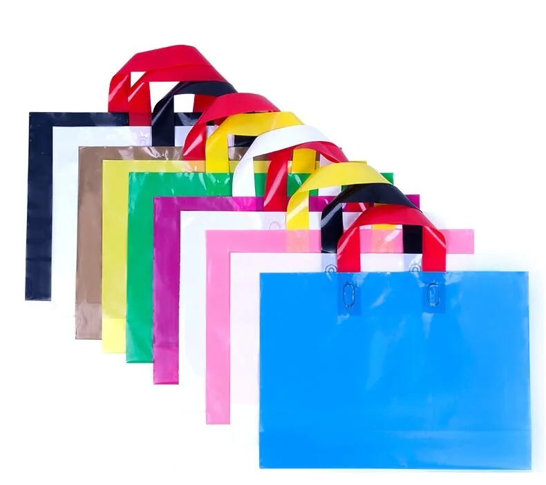 Custom print plastic shopping bags